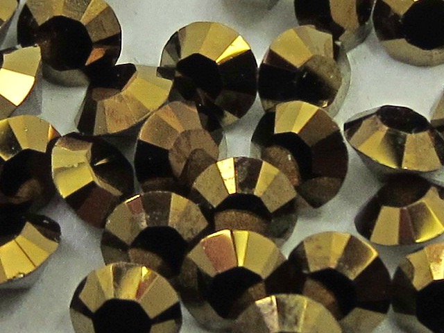 pp24 (3.0-3.2mm) 1 Gross DORADO POINTED BACK European Rhinestones